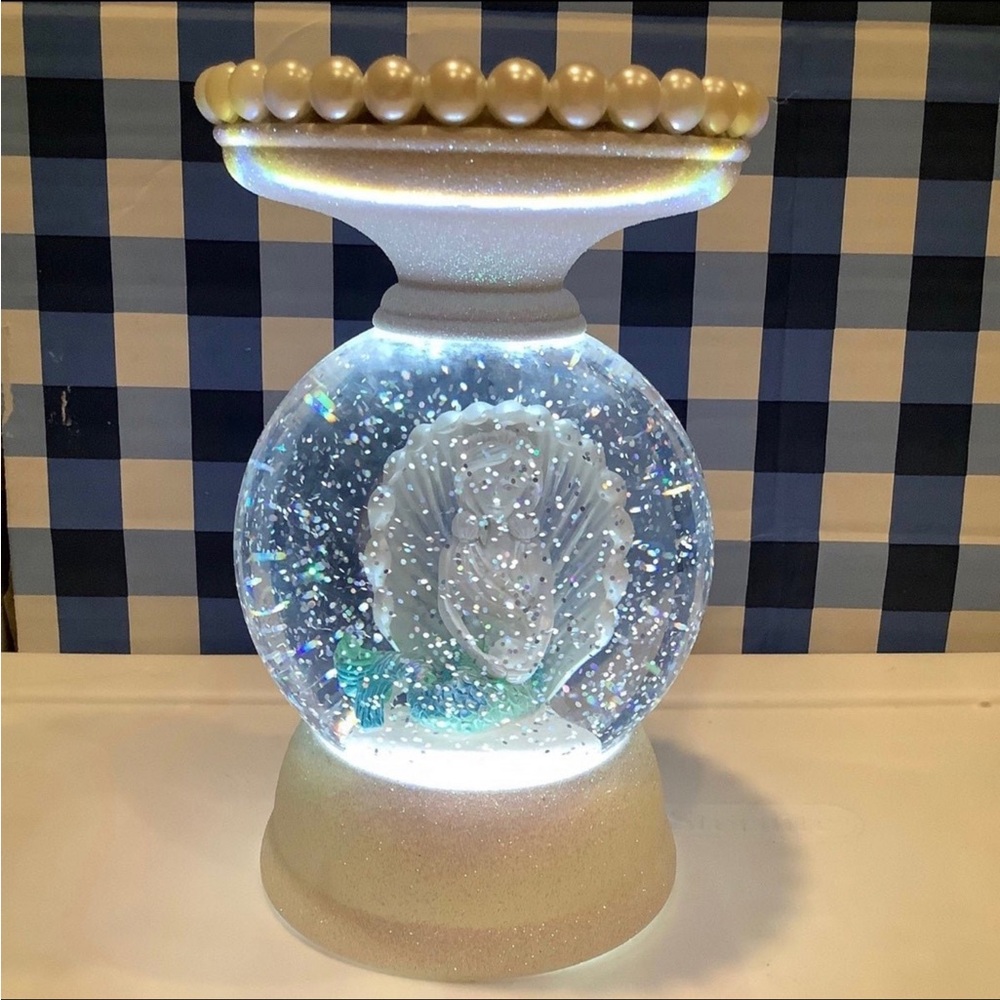 BBW Mermaid Water Globe Candle Pedestal
